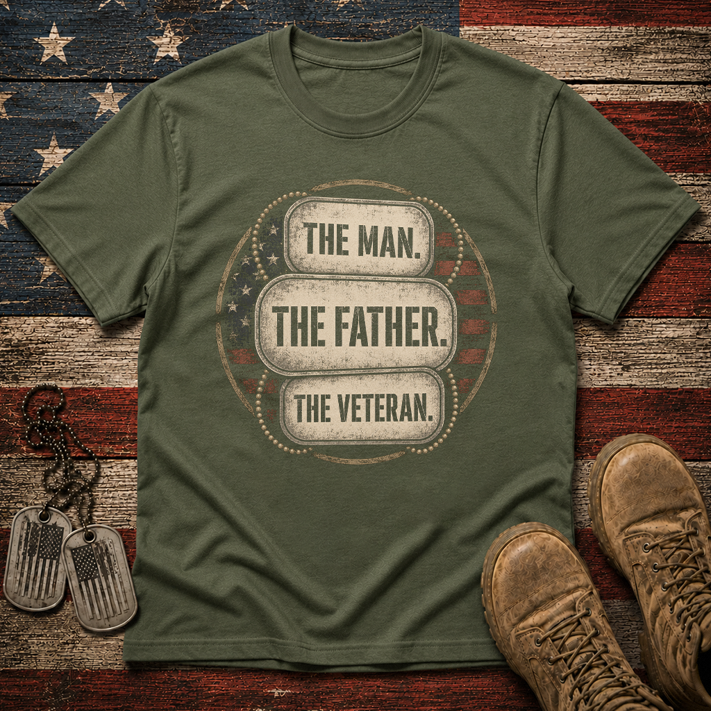 The Man The Father The Veteran Classic Tee