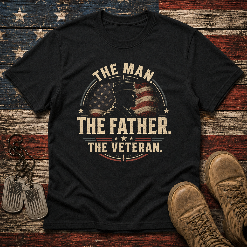 The Man The Father The Veteran Classic Tee
