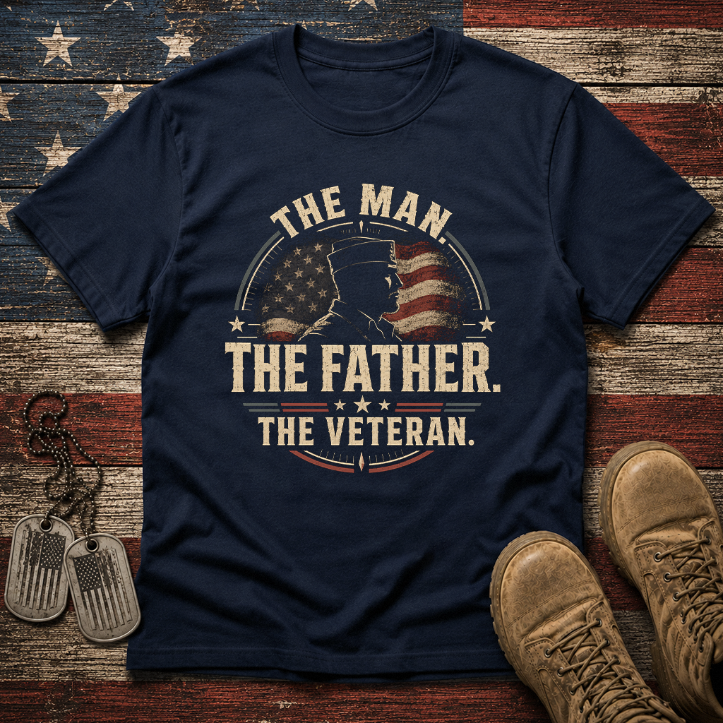 The Man The Father The Veteran Classic Tee