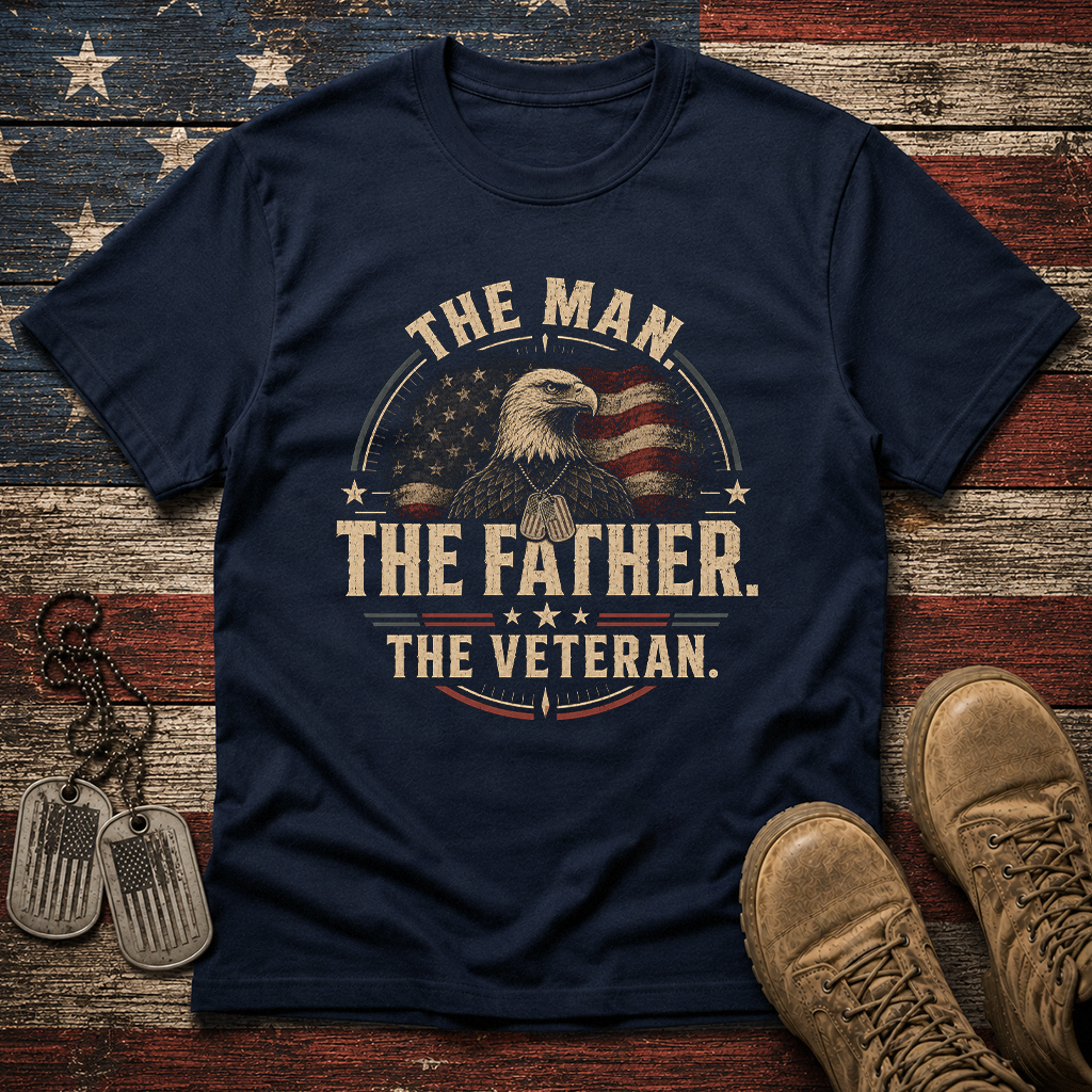 The Man The Father The Veteran Classic Tee