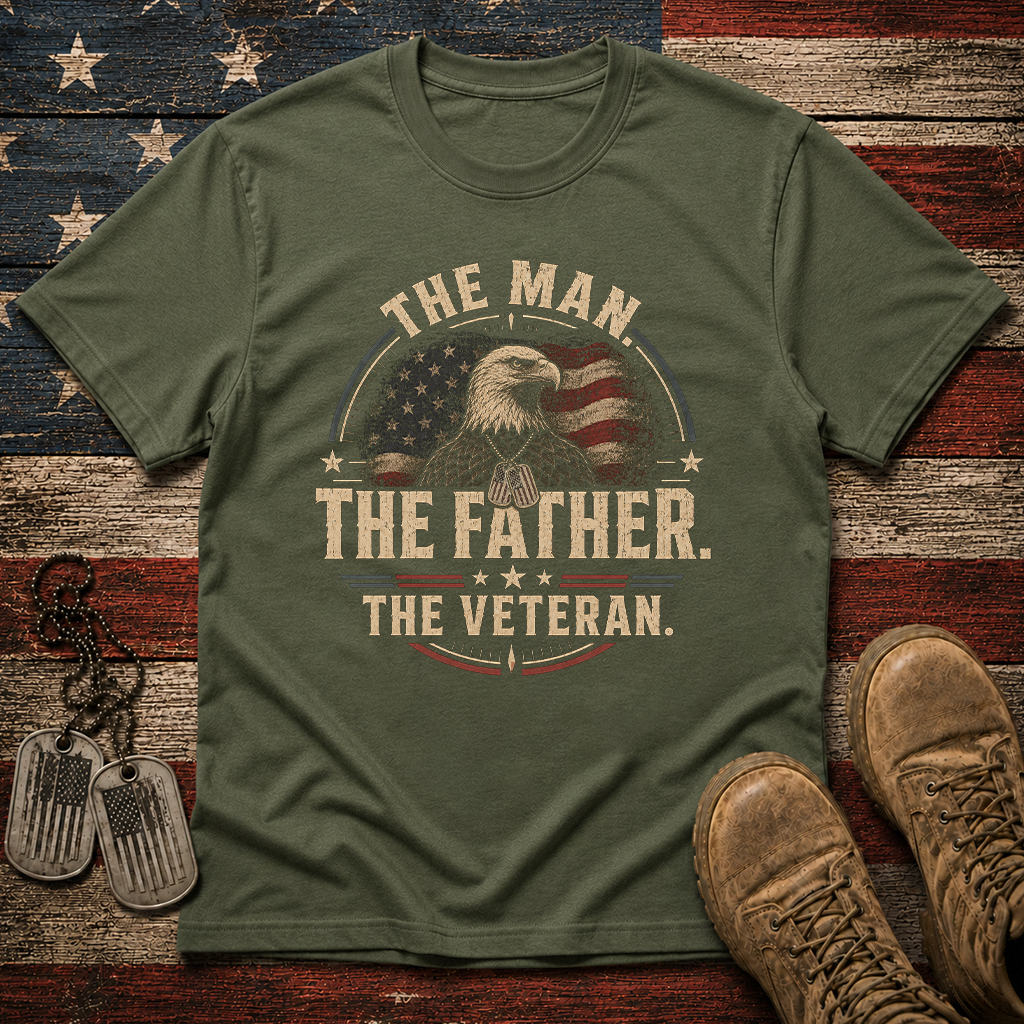 The Man The Father The Veteran Classic Tee