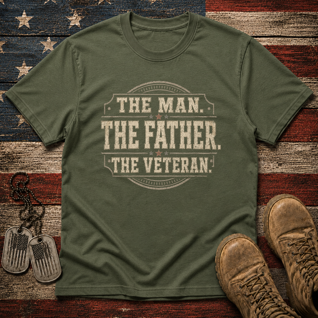 The Man The Father The Veteran Classic Tee