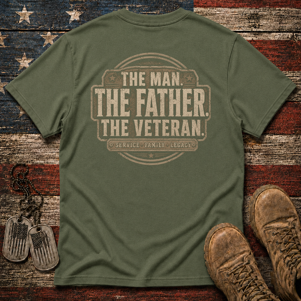 The Man The Father The Veteran Classic Tee