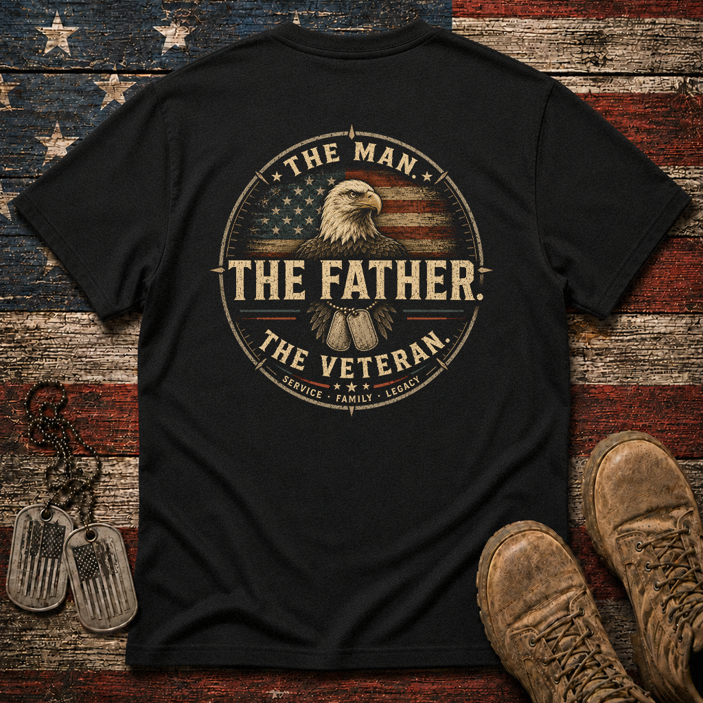 The Man The Father The Veteran Classic Tee