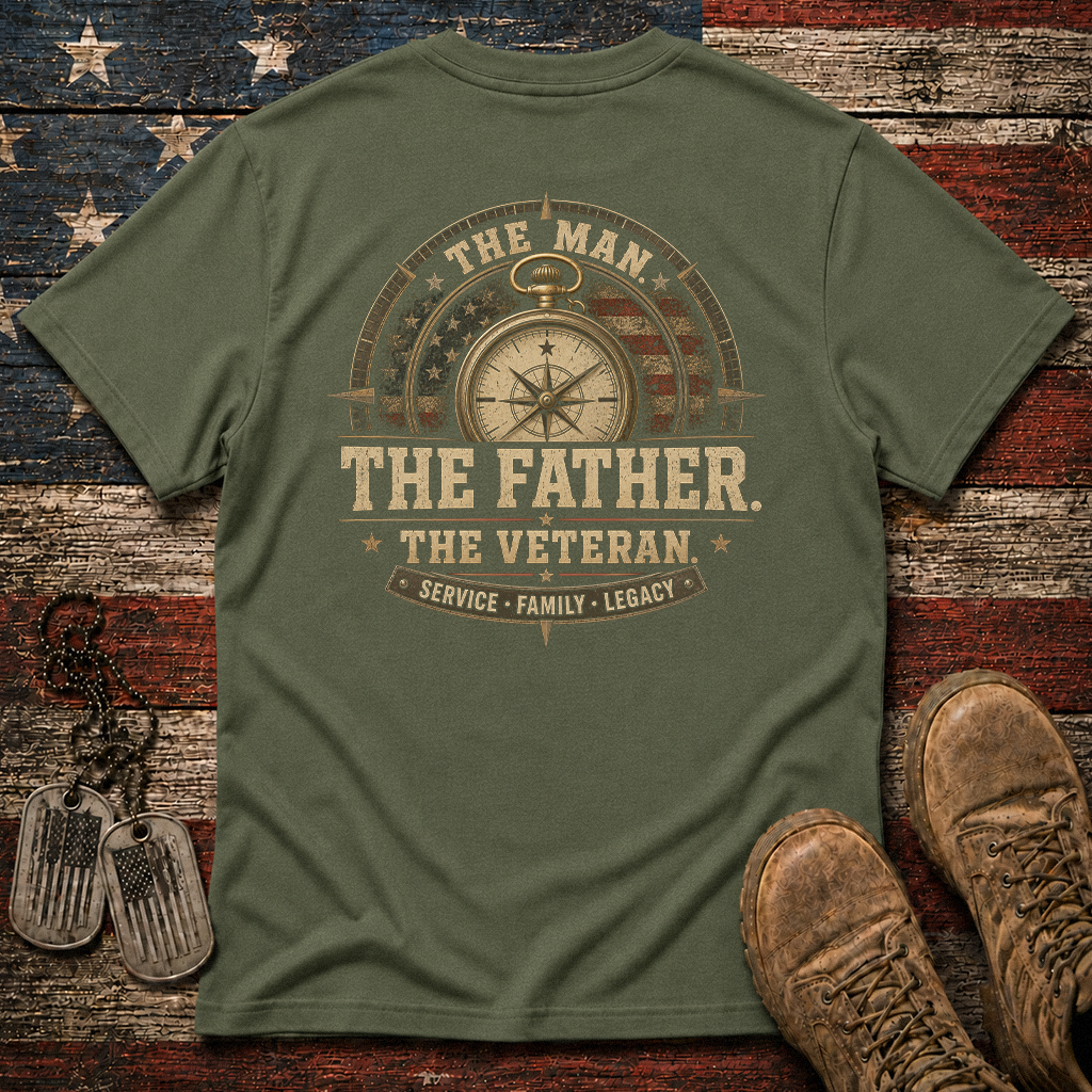 The Man The Father The Veteran Classic Tee