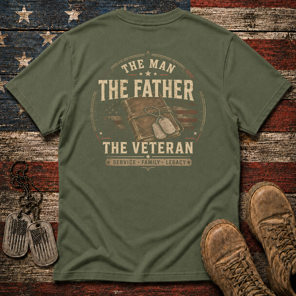 The Man The Father The Veteran Classic Tee
