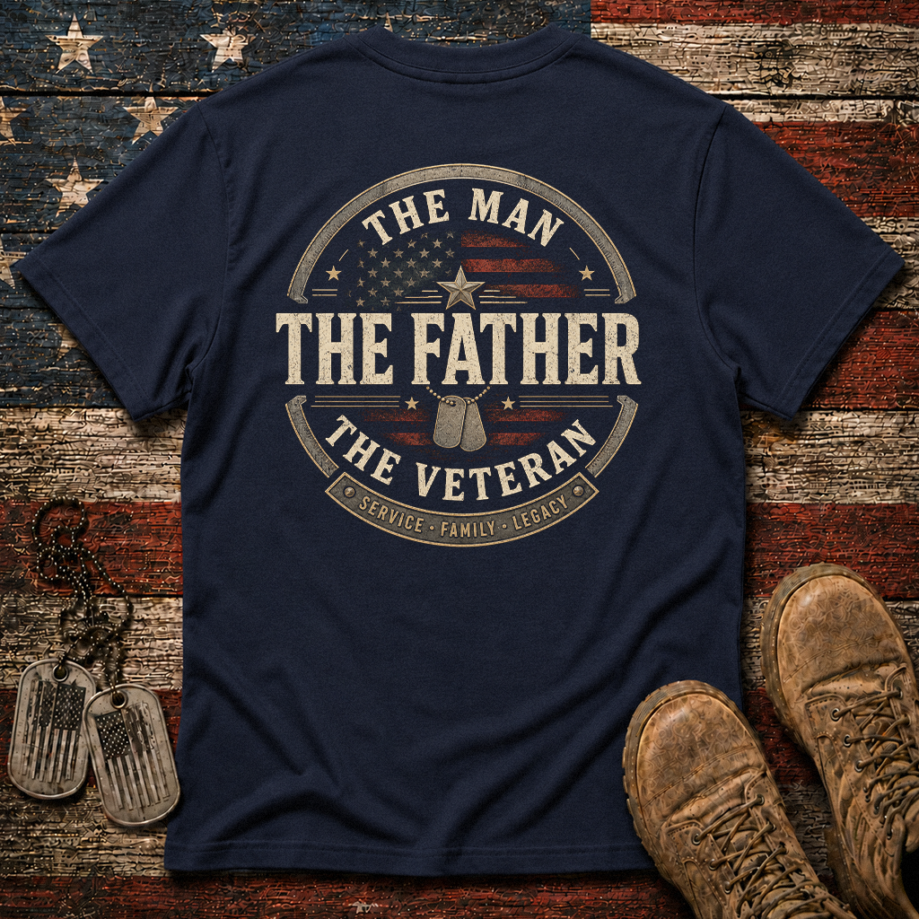 The Man The Father The Veteran Classic Tee