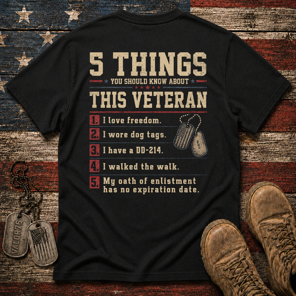 5 Things About This Veteran Classic Tee