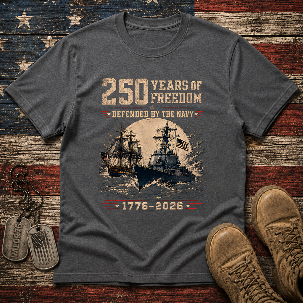 250 Years Of Freedom The Navy Classic Tee