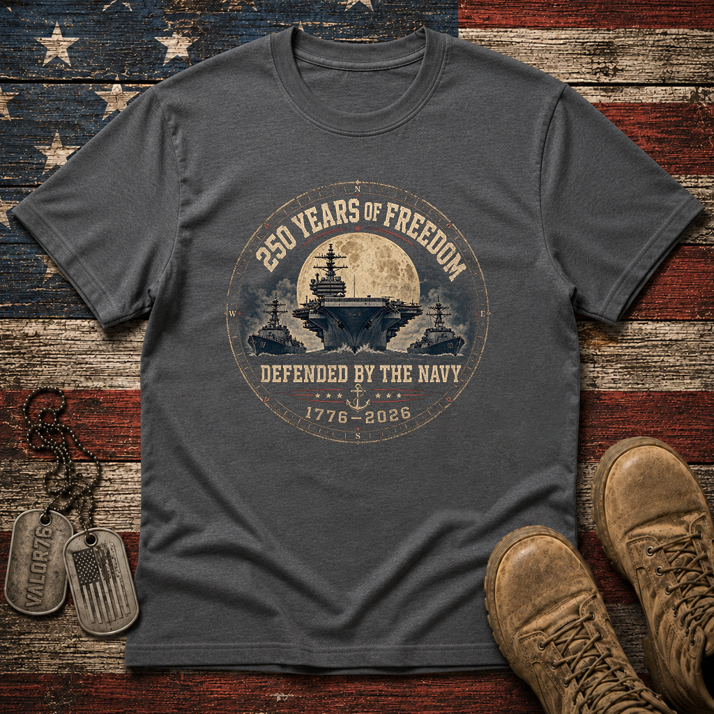 250 Years Of Freedom The Navy Classic Tee