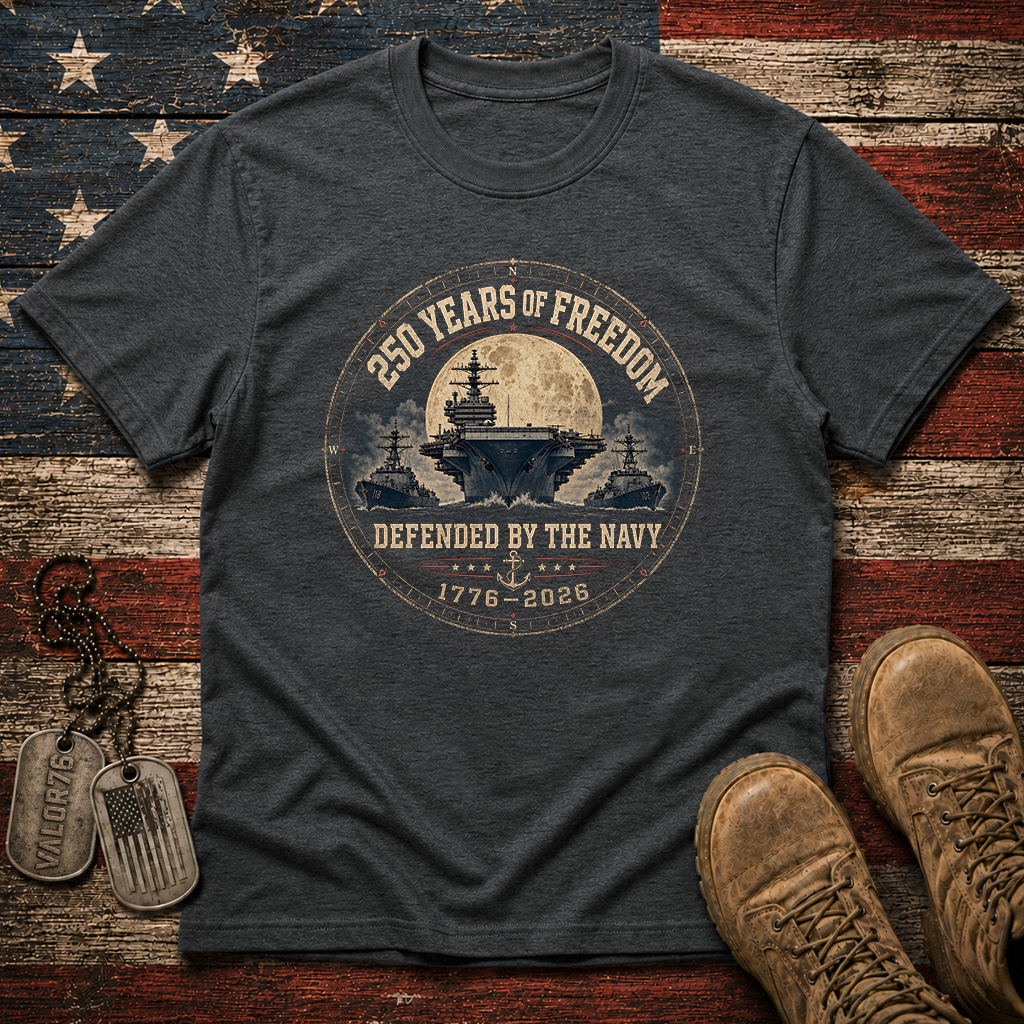 250 Years Of Freedom The Navy Classic Tee