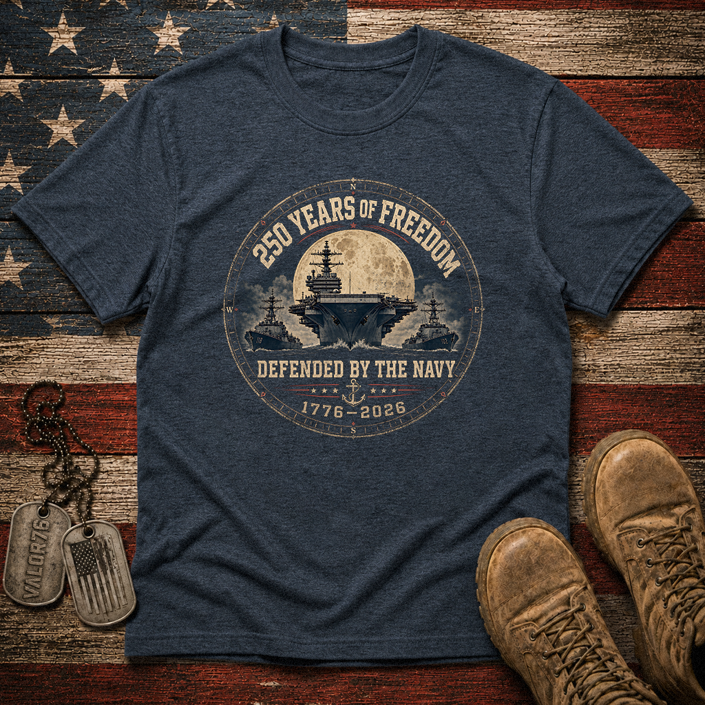250 Years Of Freedom The Navy Classic Tee