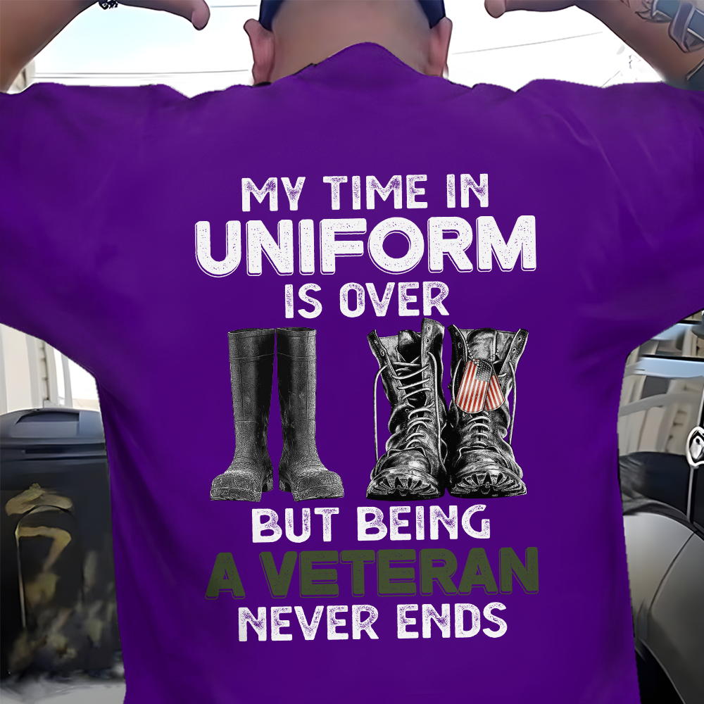 Being A Veteran Never Ends Classic T-Shirt