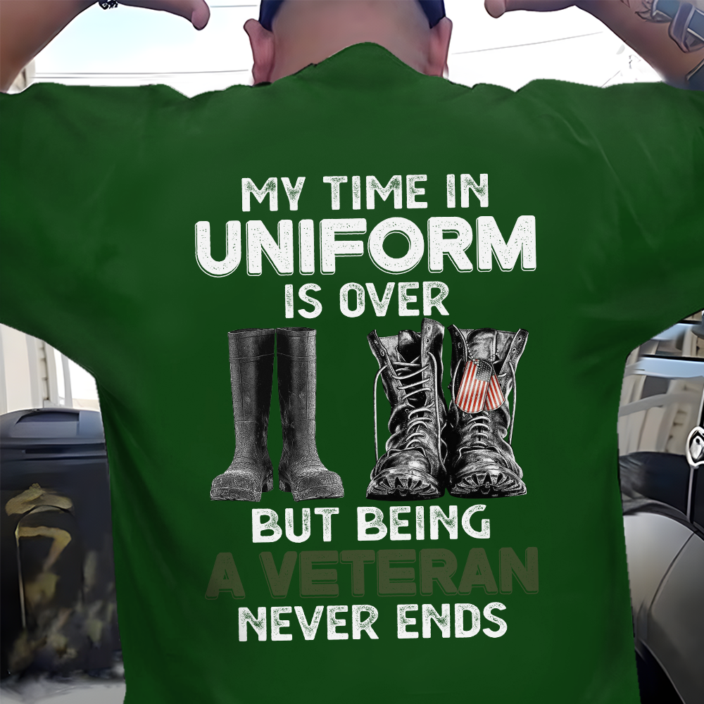 Being A Veteran Never Ends Classic T-Shirt