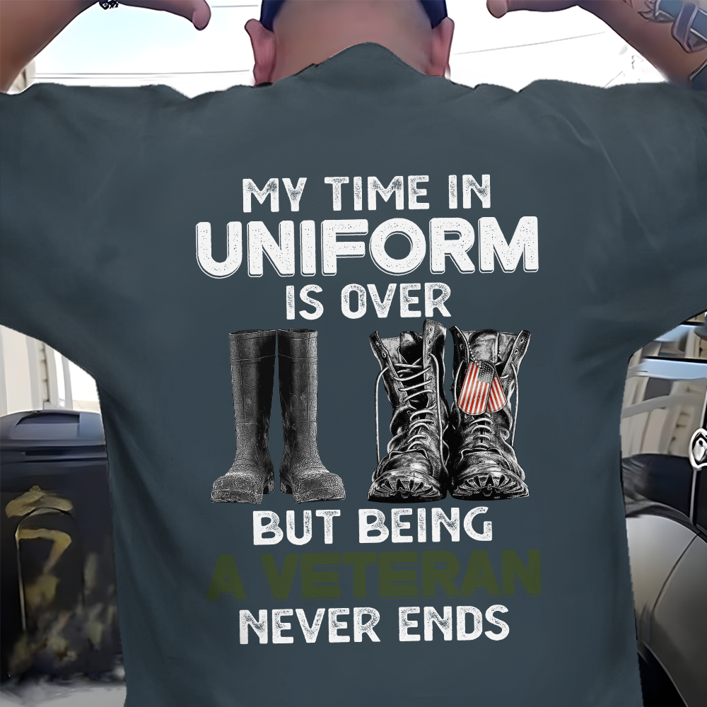 Being A Veteran Never Ends Classic T-Shirt