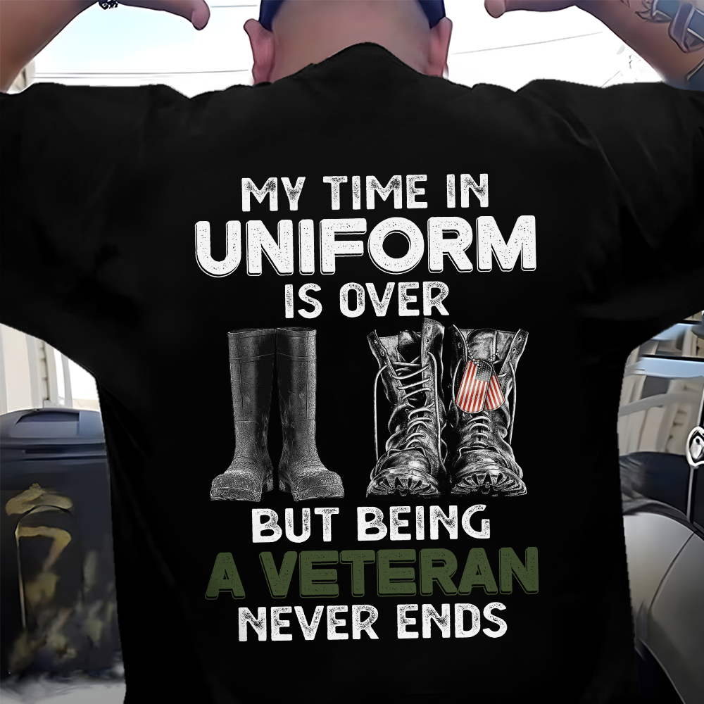 Being A Veteran Never Ends Classic T-Shirt