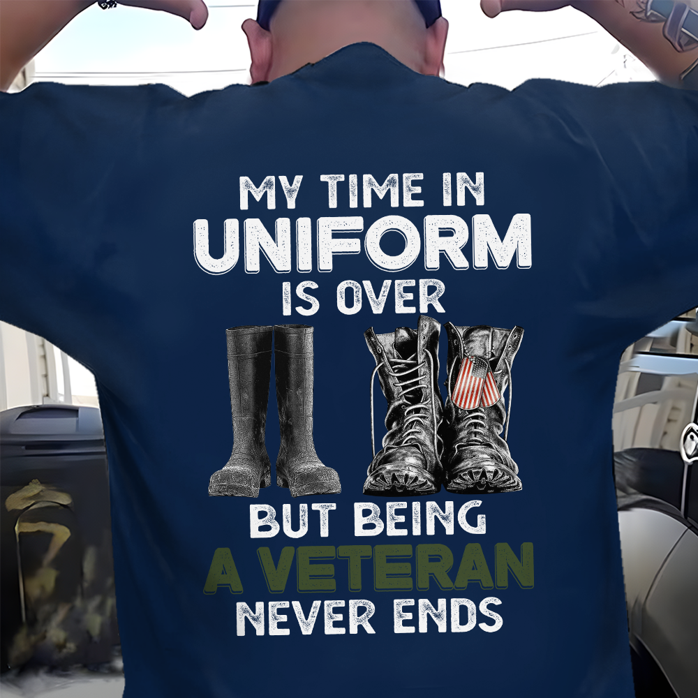 Being A Veteran Never Ends Classic T-Shirt