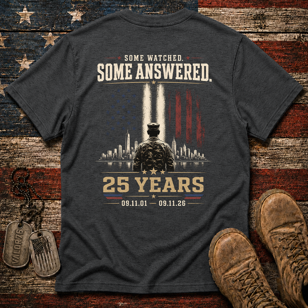 Some Watched Some Answered 25 Years 9.11 Classic Tee