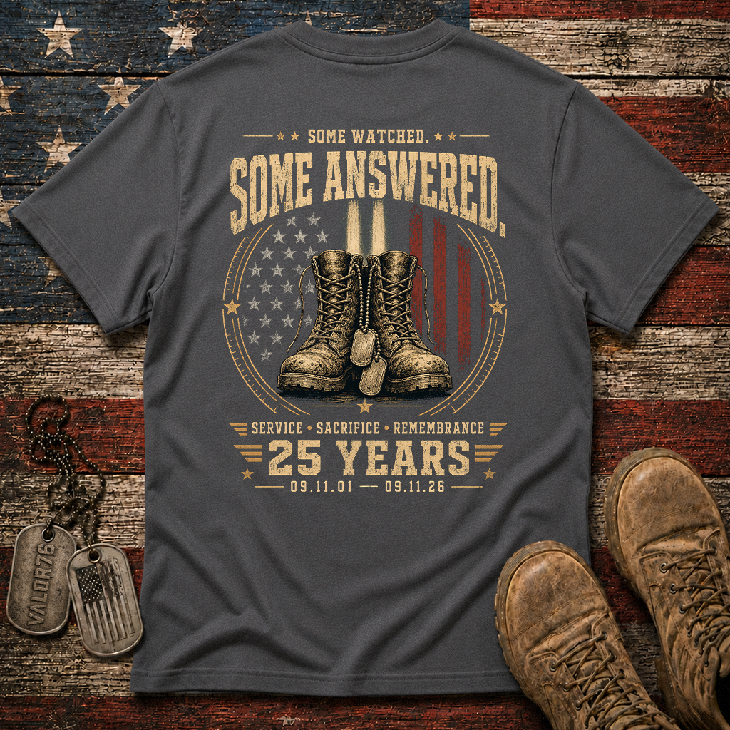 Some Watched Some Answered 25 Years 9.11 Classic Tee