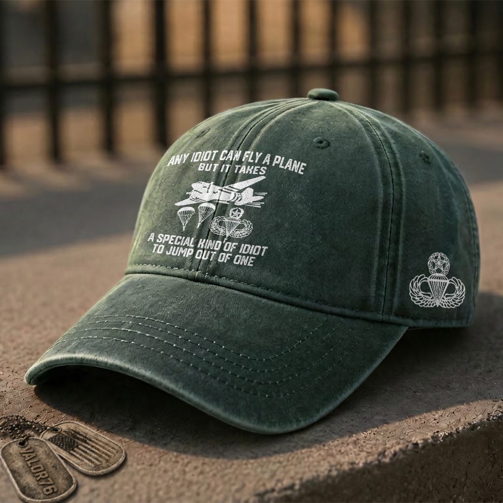 Airborne Master A Special Kind Of Idiot Washed Cap