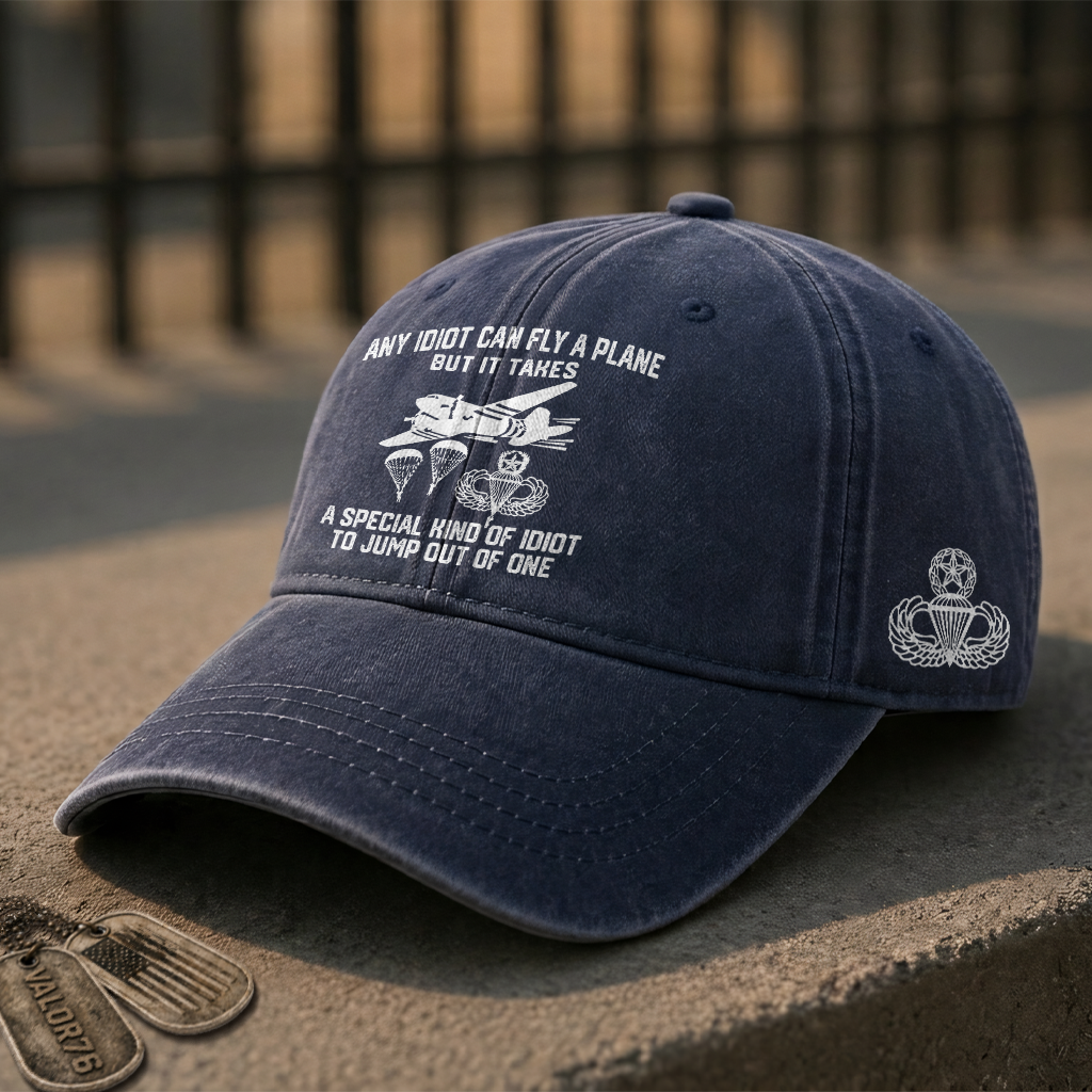 Airborne Master A Special Kind Of Idiot Washed Cap
