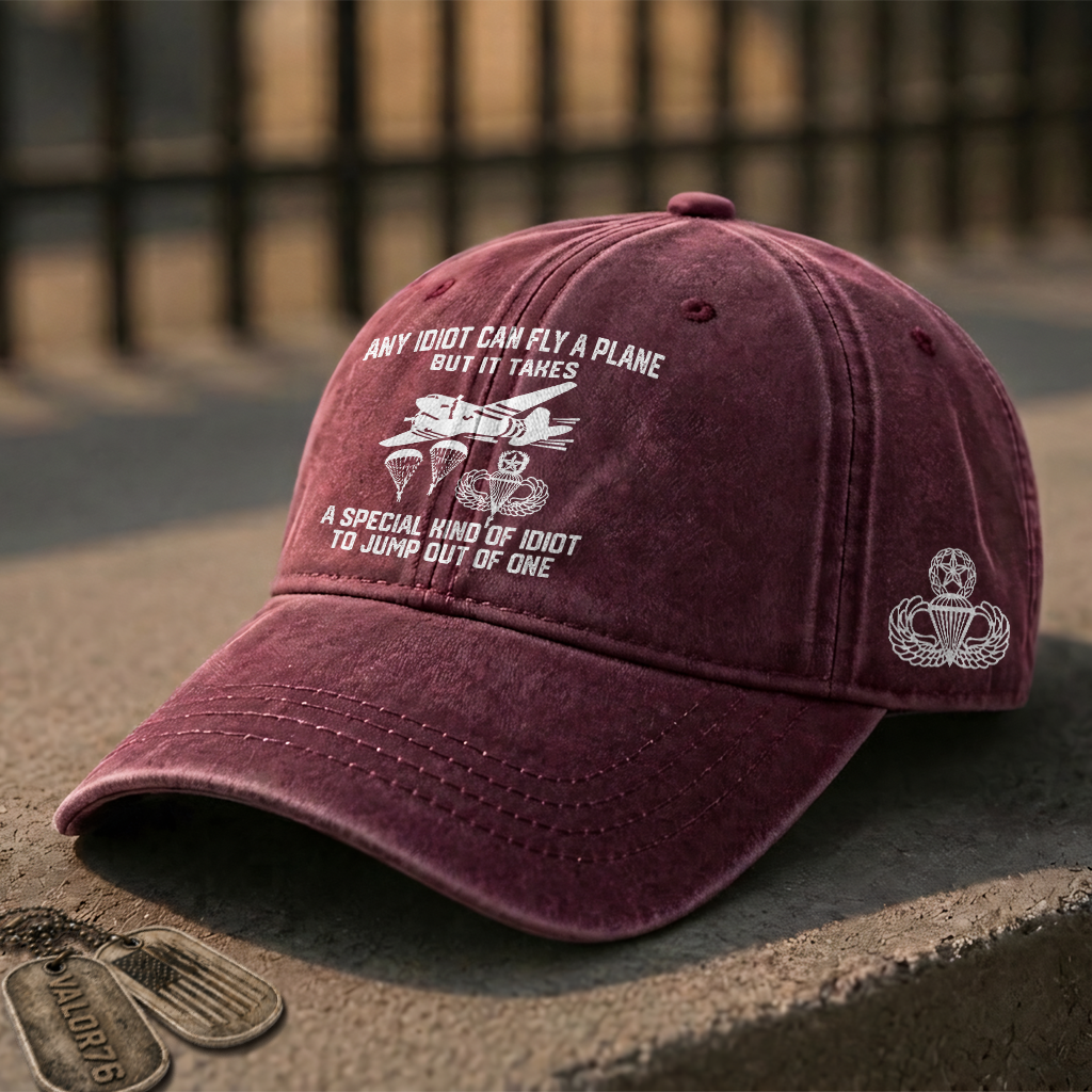Airborne Master A Special Kind Of Idiot Washed Cap