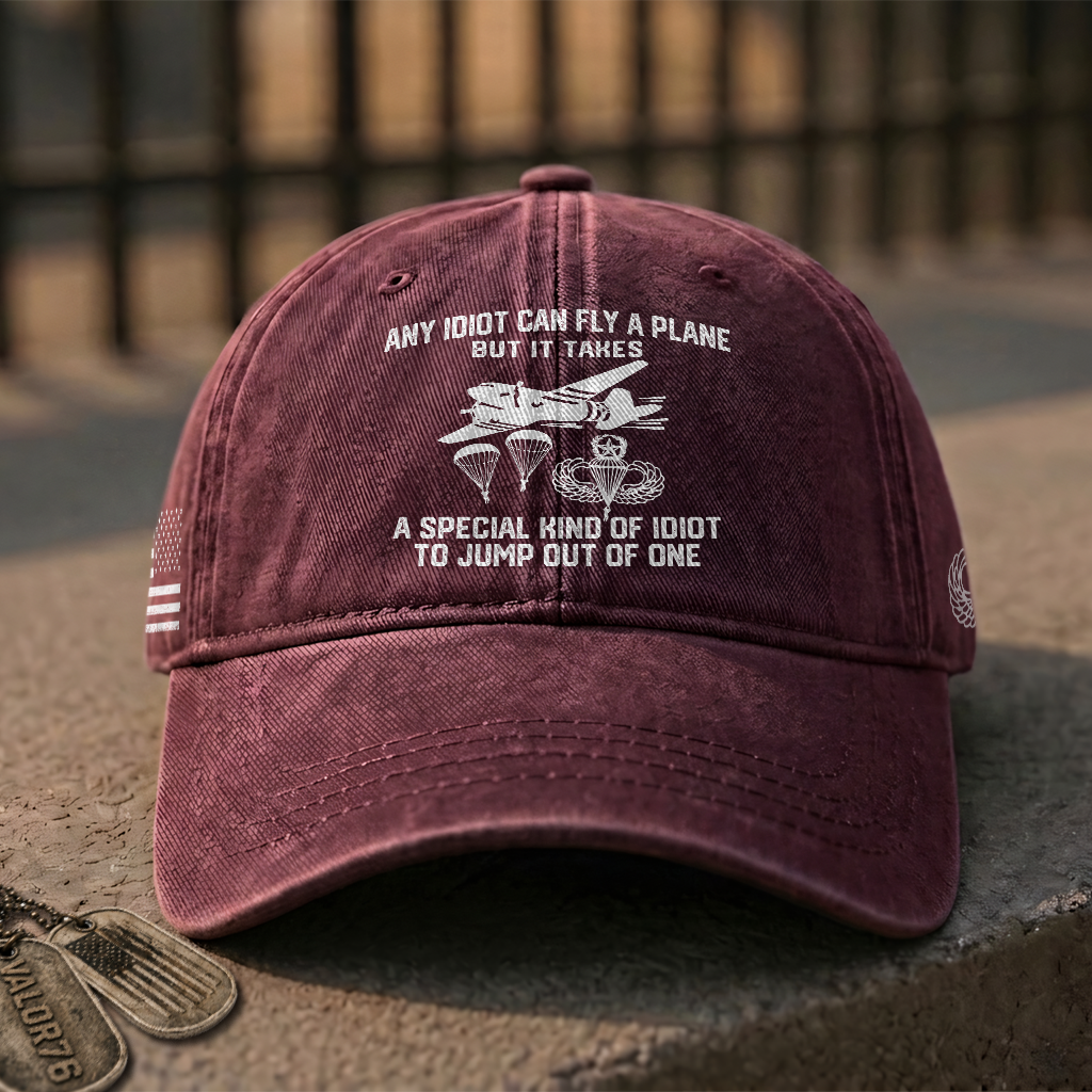 Airborne Master A Special Kind Of Idiot Washed Cap