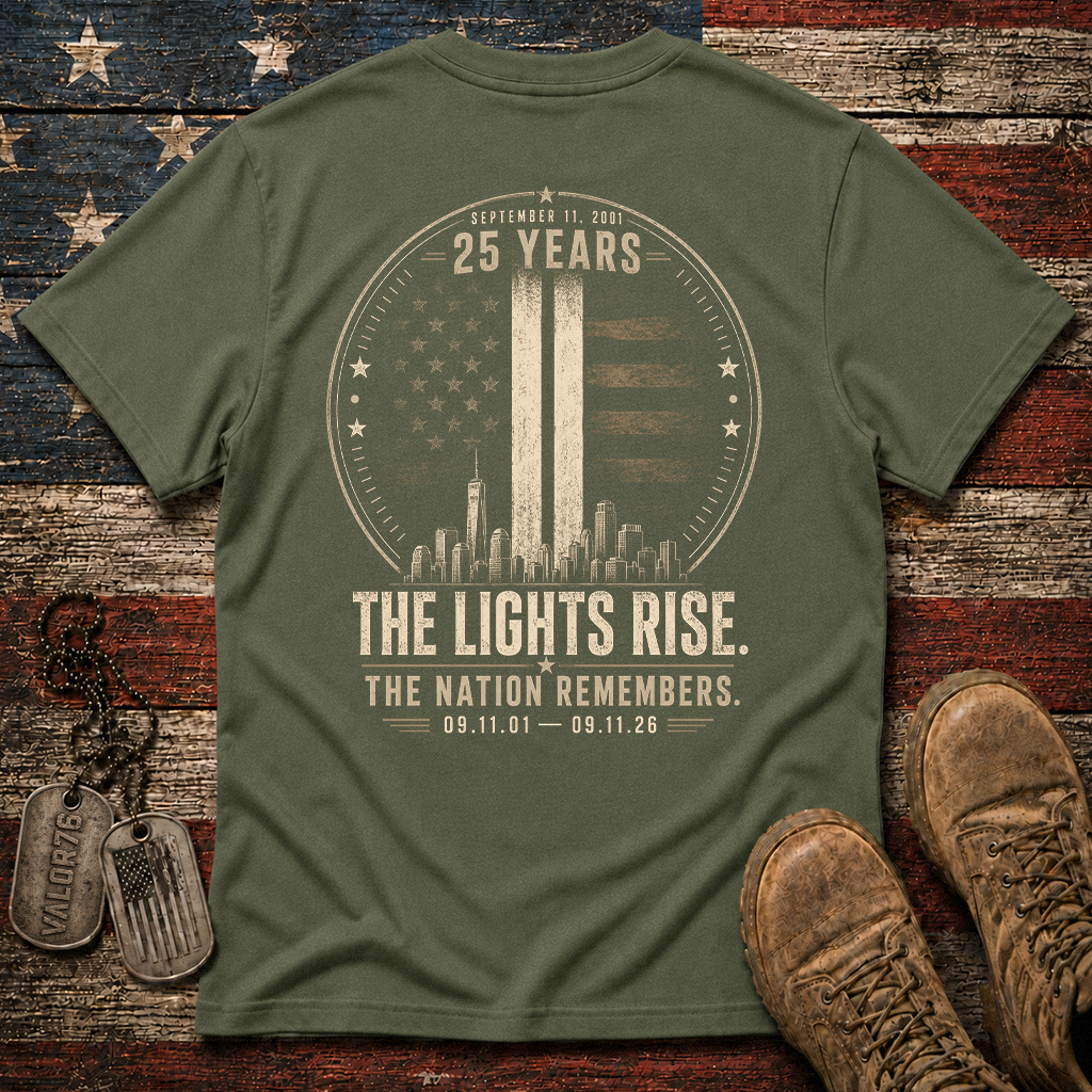 25 Years The Lights Rise 9.11 Classic Tee