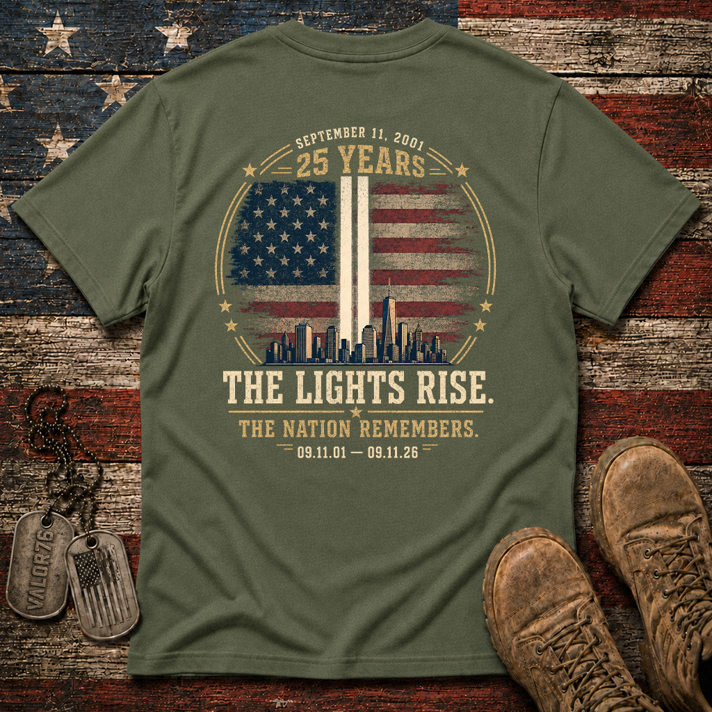 25 Years The Lights Rise 9.11 Classic Tee