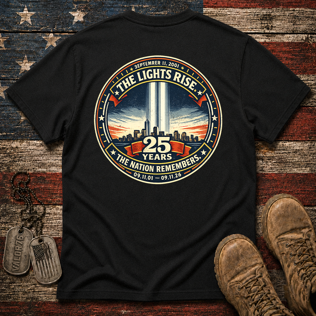 25 Years The Lights Rise 9.11 Classic Tee