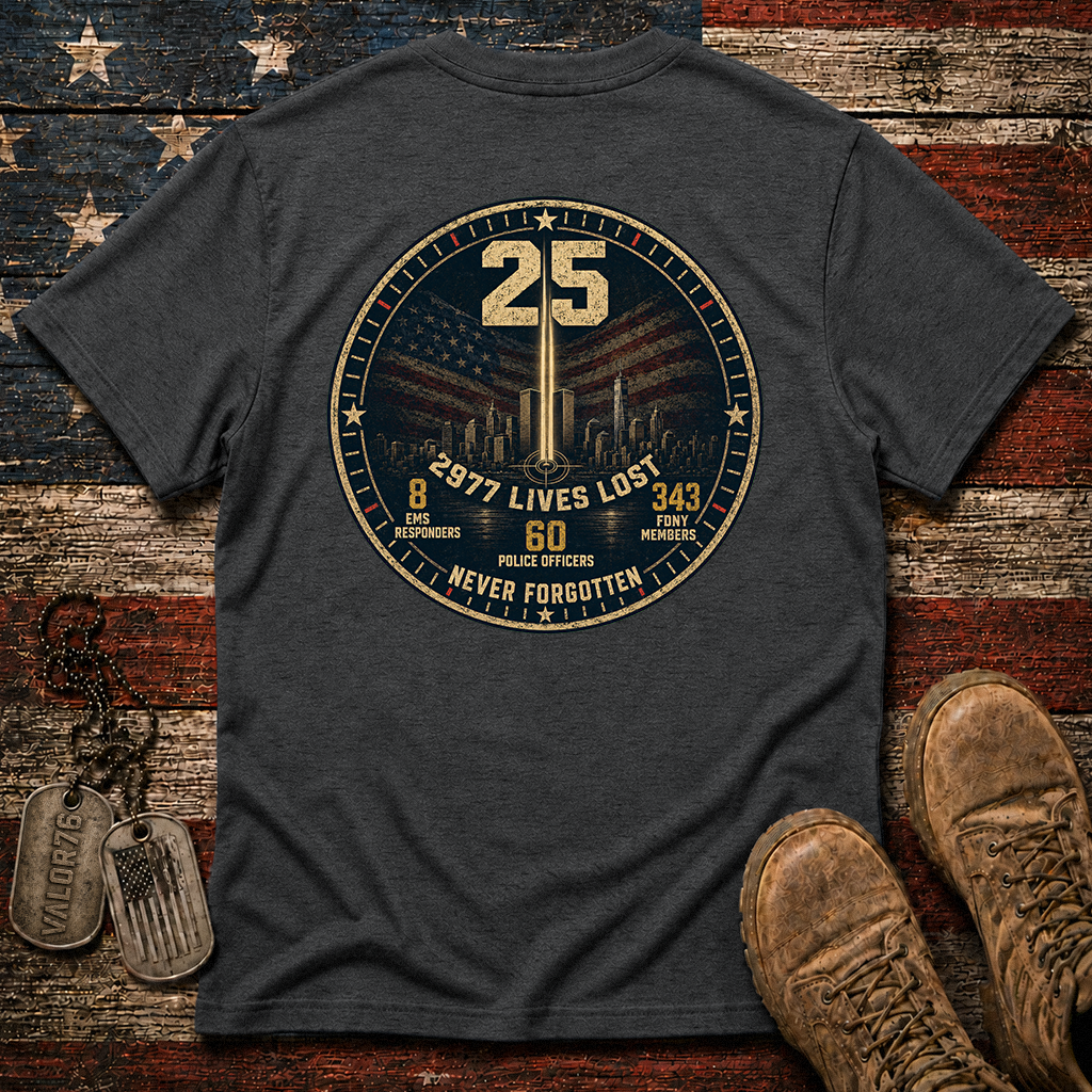 25 Years 9.11 2977 Lives Lost Classic Tee