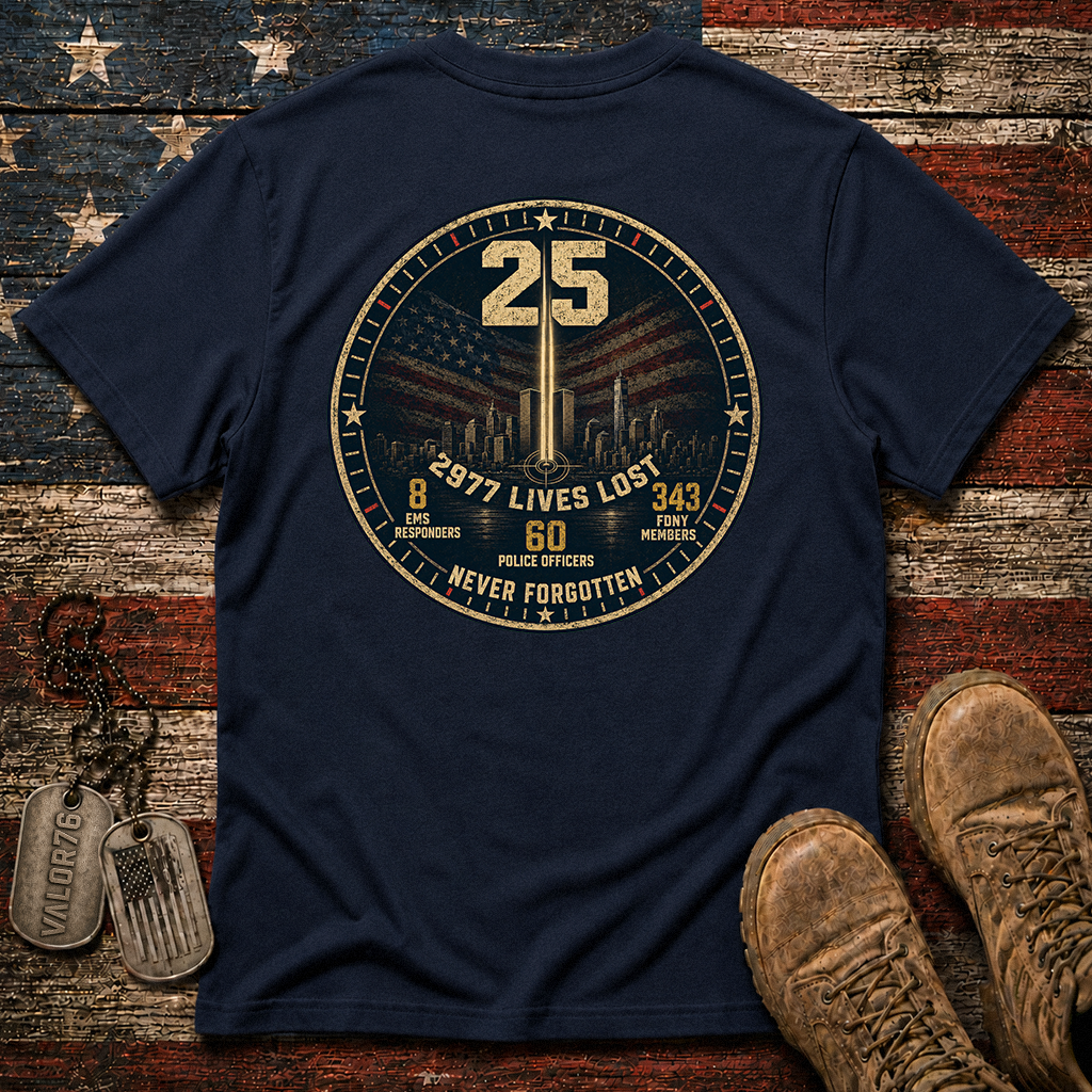 25 Years 9.11 2977 Lives Lost Classic Tee