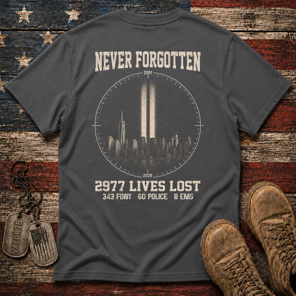 25 Years 9.11 2977 Lives Lost Classic Tee
