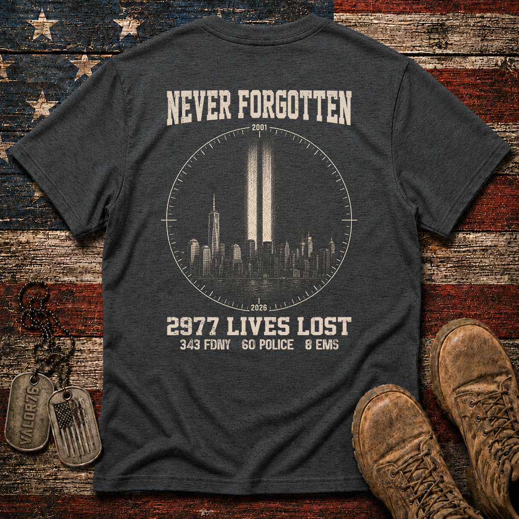 25 Years 9.11 2977 Lives Lost Classic Tee