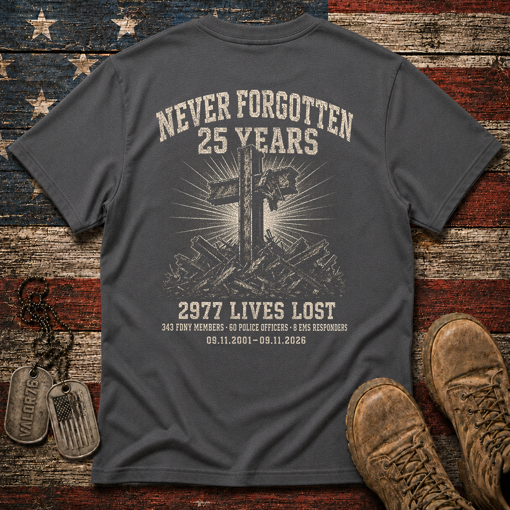 25 Years 9.11 2977 Lives Lost Classic Tee