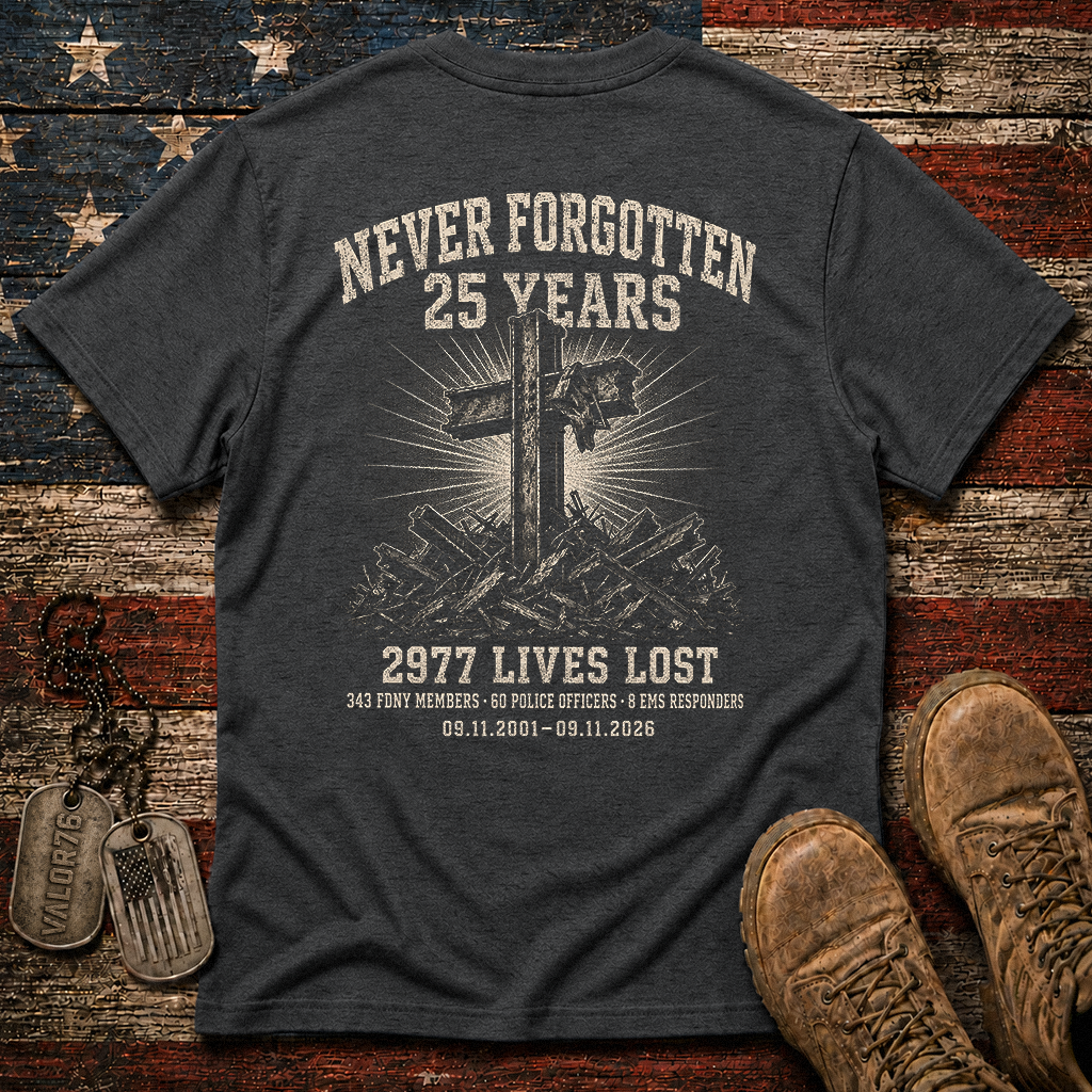 25 Years 9.11 2977 Lives Lost Classic Tee