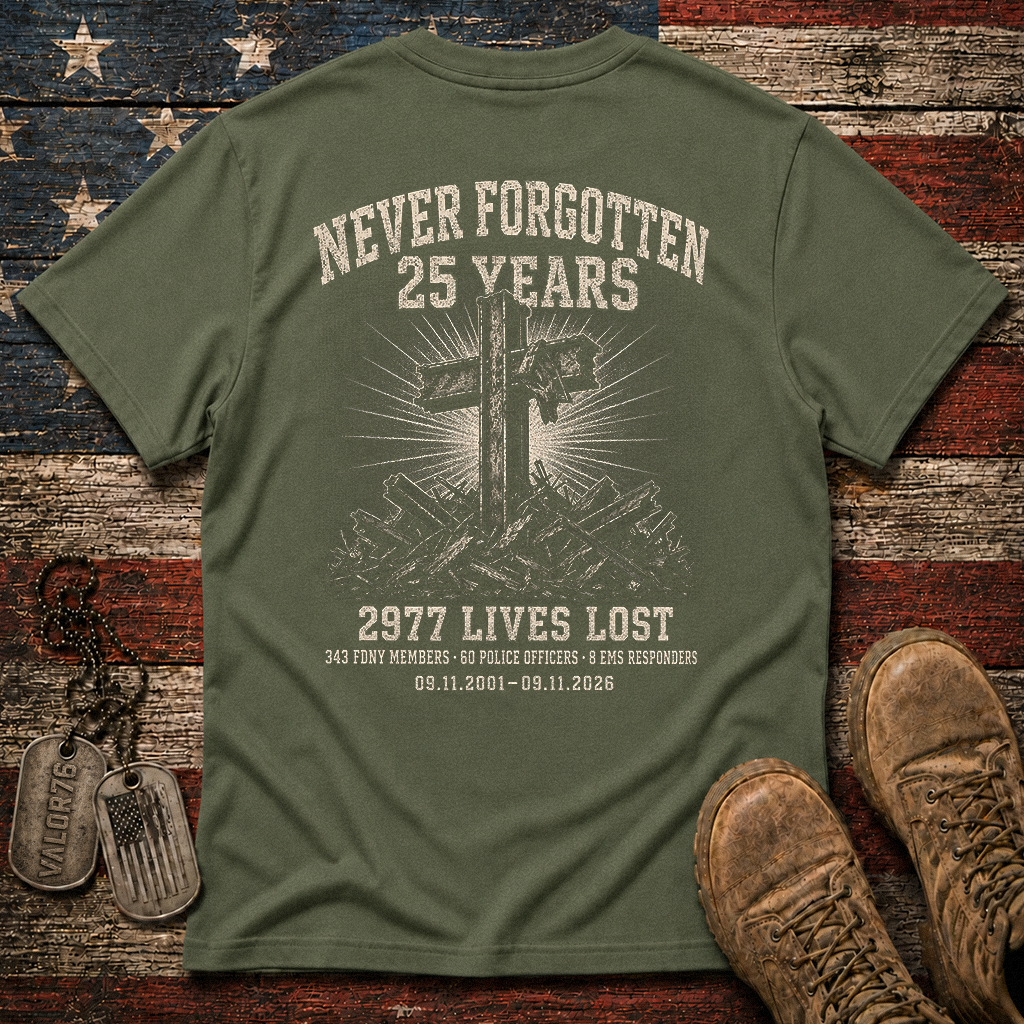 25 Years 9.11 2977 Lives Lost Classic Tee