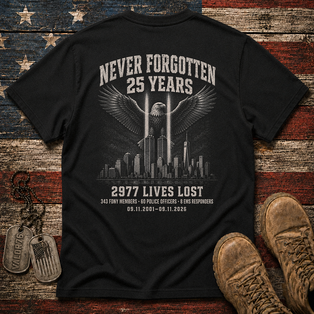 25 Years 9.11 2977 Lives Lost Classic Tee