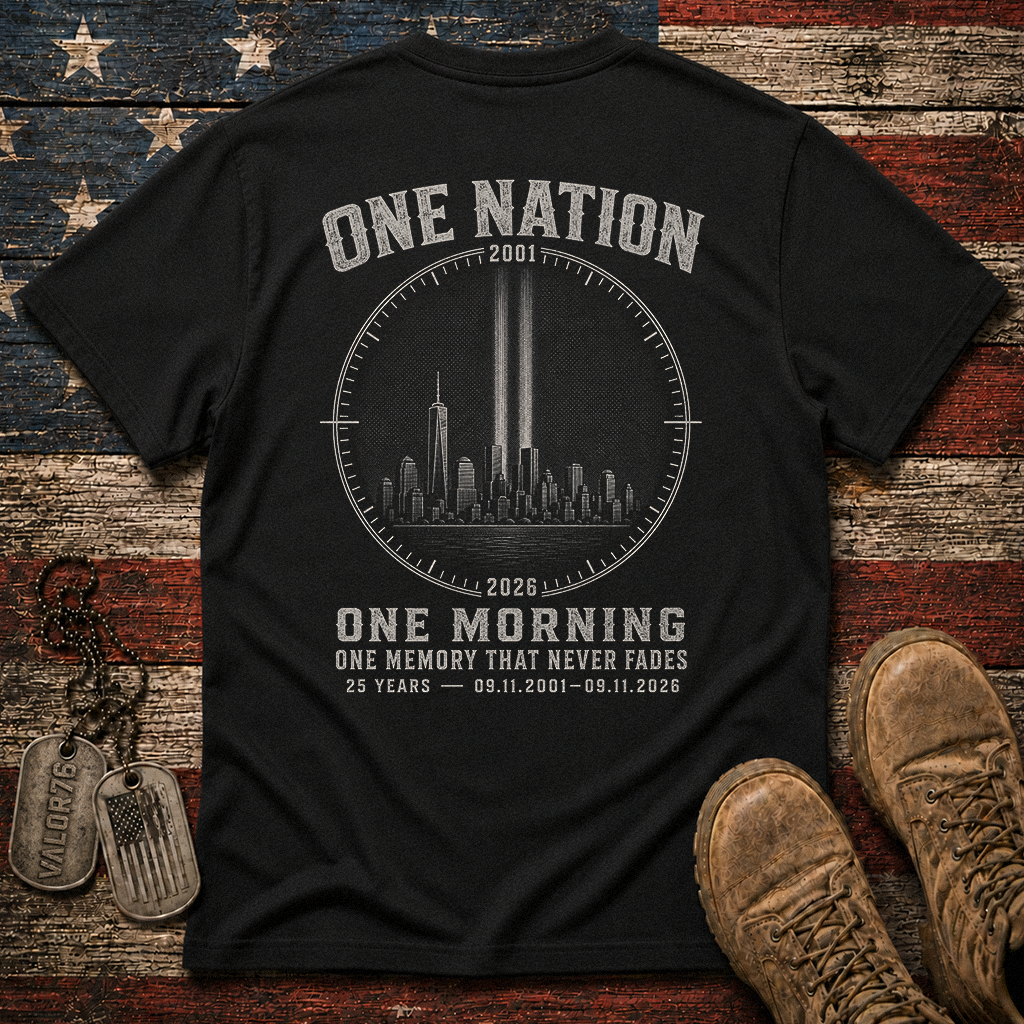 25 Years One Nation One Memory 9.11 Classic Tee