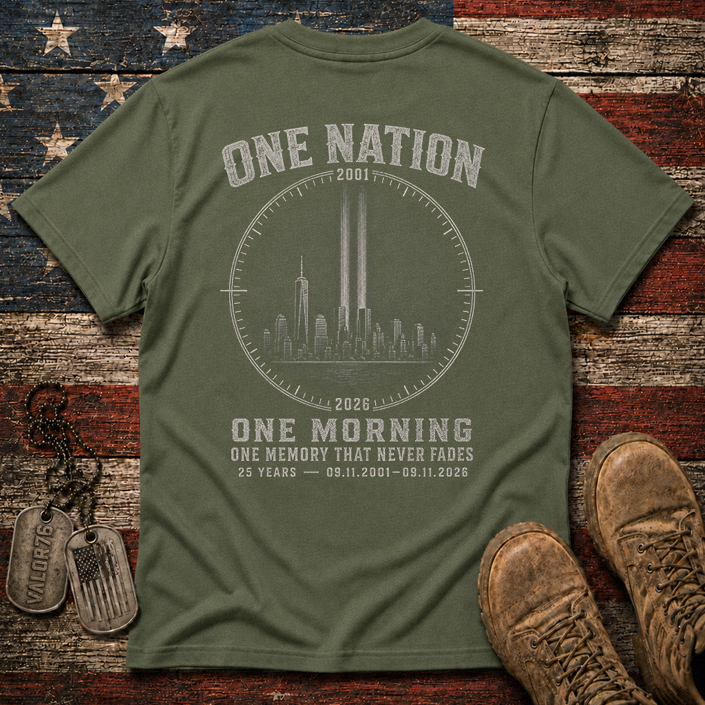 25 Years One Nation One Memory 9.11 Classic Tee