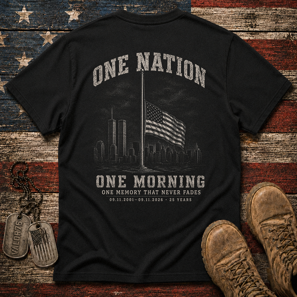 25 Years One Nation One Memory 9.11 Classic Tee