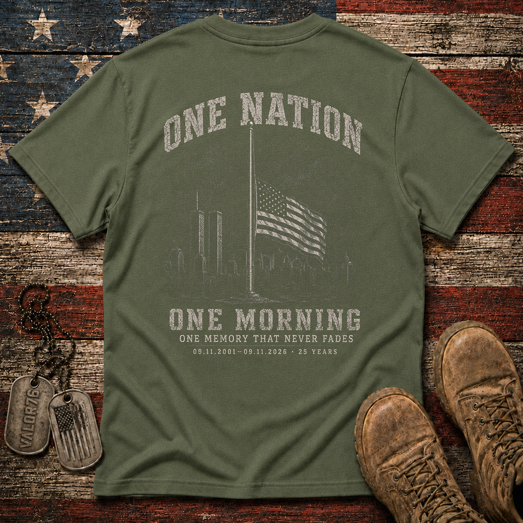 25 Years One Nation One Memory 9.11 Classic Tee