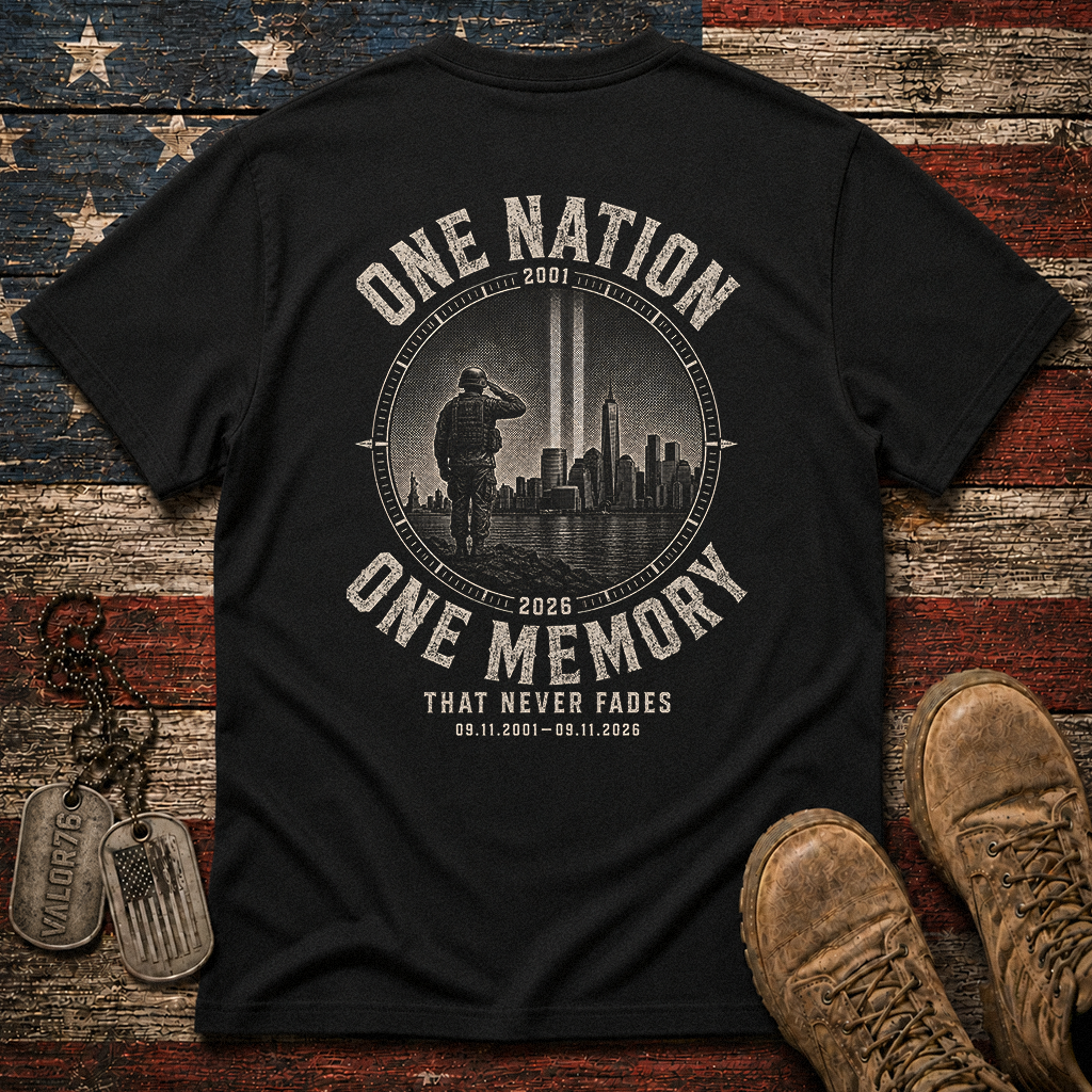 25 Years One Nation One Memory 9.11 Classic Tee