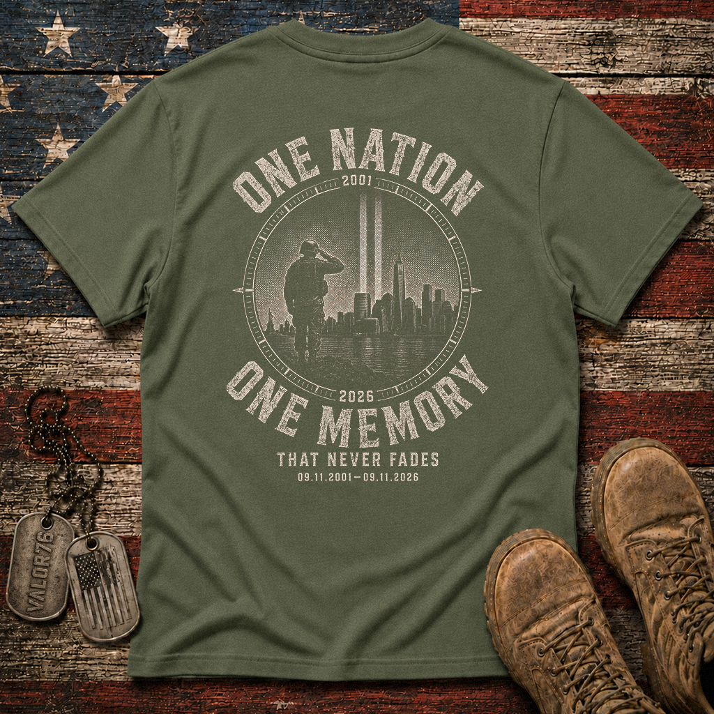 25 Years One Nation One Memory 9.11 Classic Tee