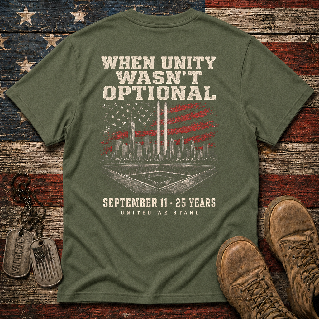 Unity Wasn't Optional 25 Years 9.11 Classic Tee