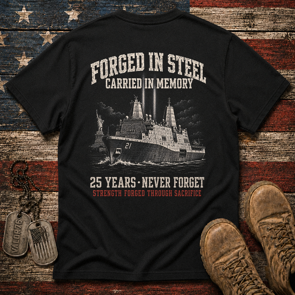 Strength Forged Through Sacrifice 25 Years 9.11 Classic Tee
