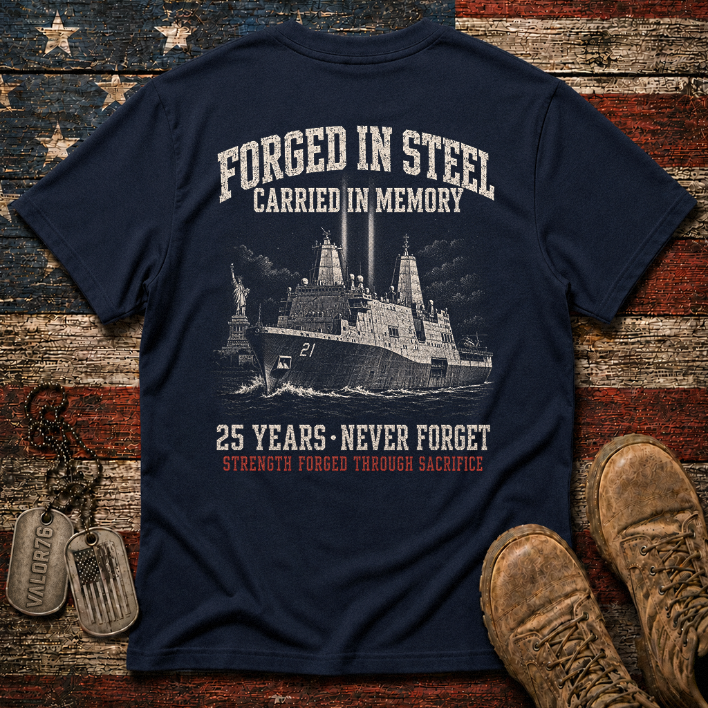 Strength Forged Through Sacrifice 25 Years 9.11 Classic Tee