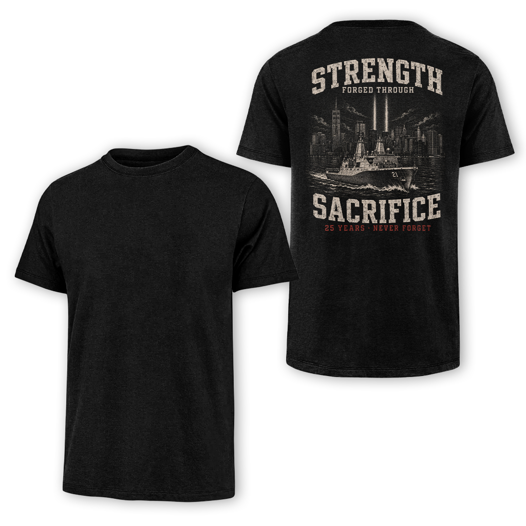 Strength Forged Through Sacrifice 25 Years 9.11 Classic Tee