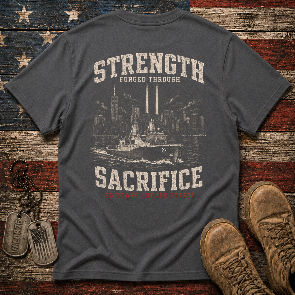 Strength Forged Through Sacrifice 25 Years 9.11 Classic Tee