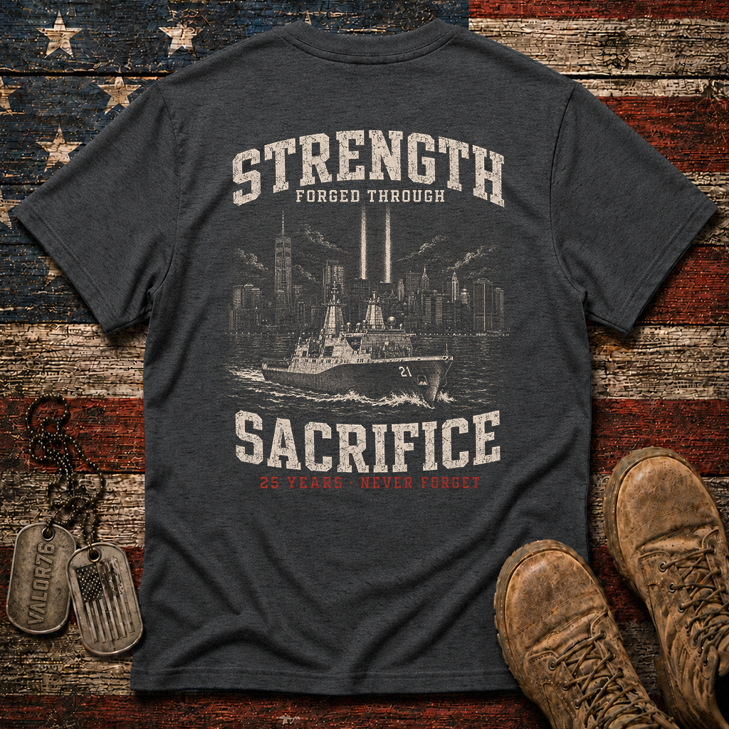 Strength Forged Through Sacrifice 25 Years 9.11 Classic Tee